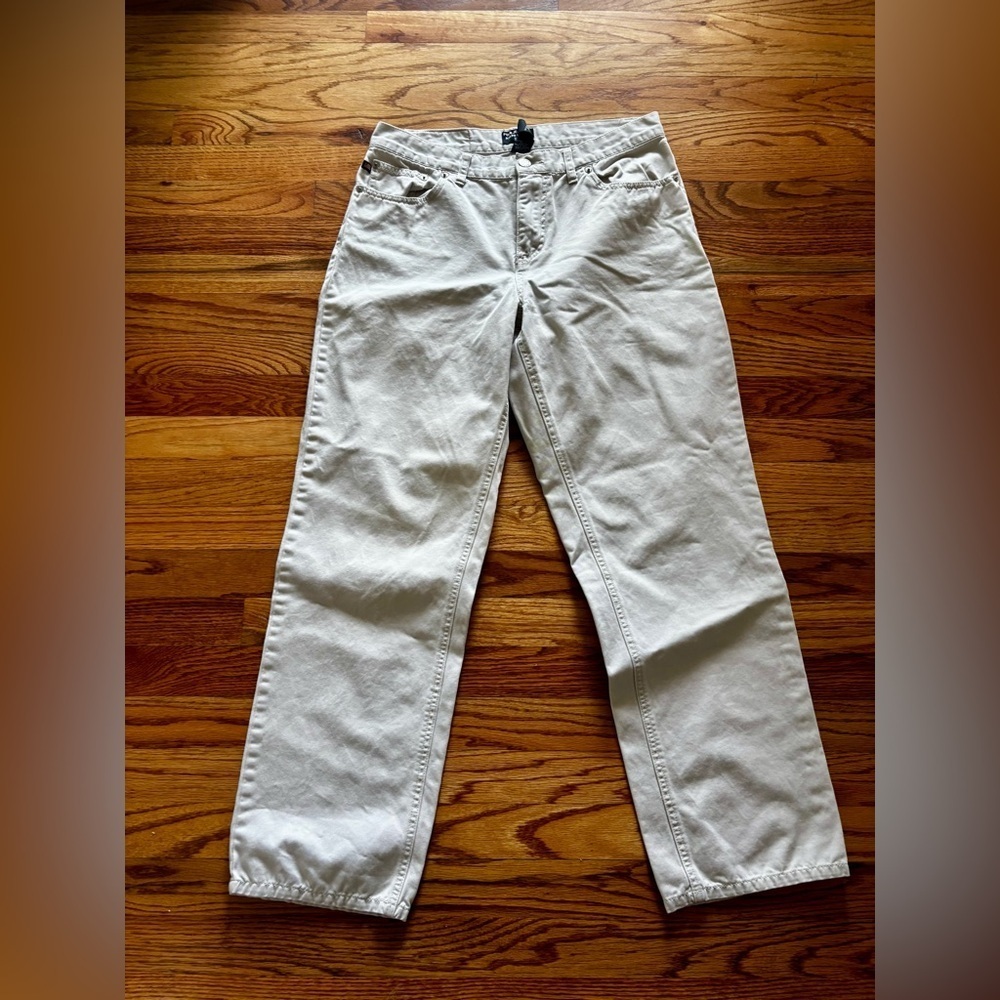 Ralph Lauren Women's Straight Leg Jeans - Cream - Size 10
